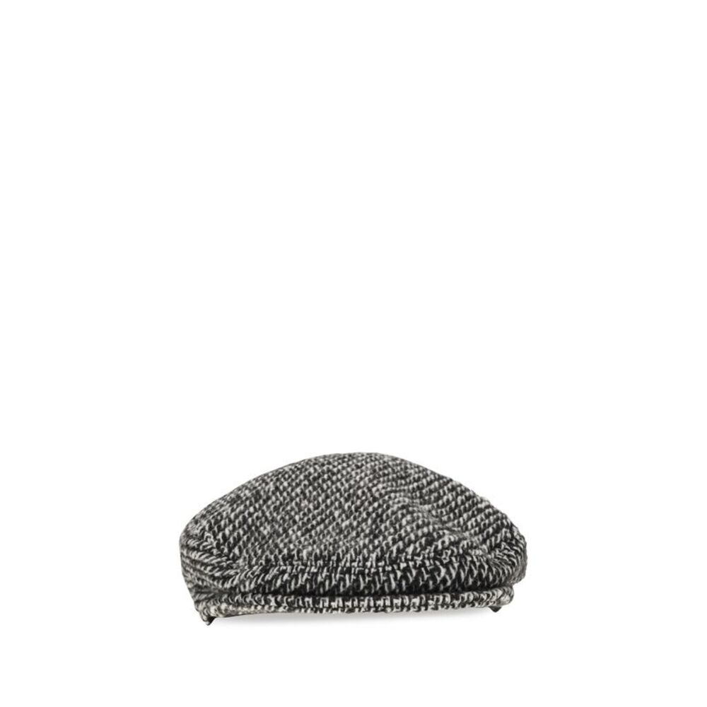 Dolce & Gabbana Men Wool-Blend Flecked Flat Cap